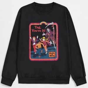 Tag you're it sweater